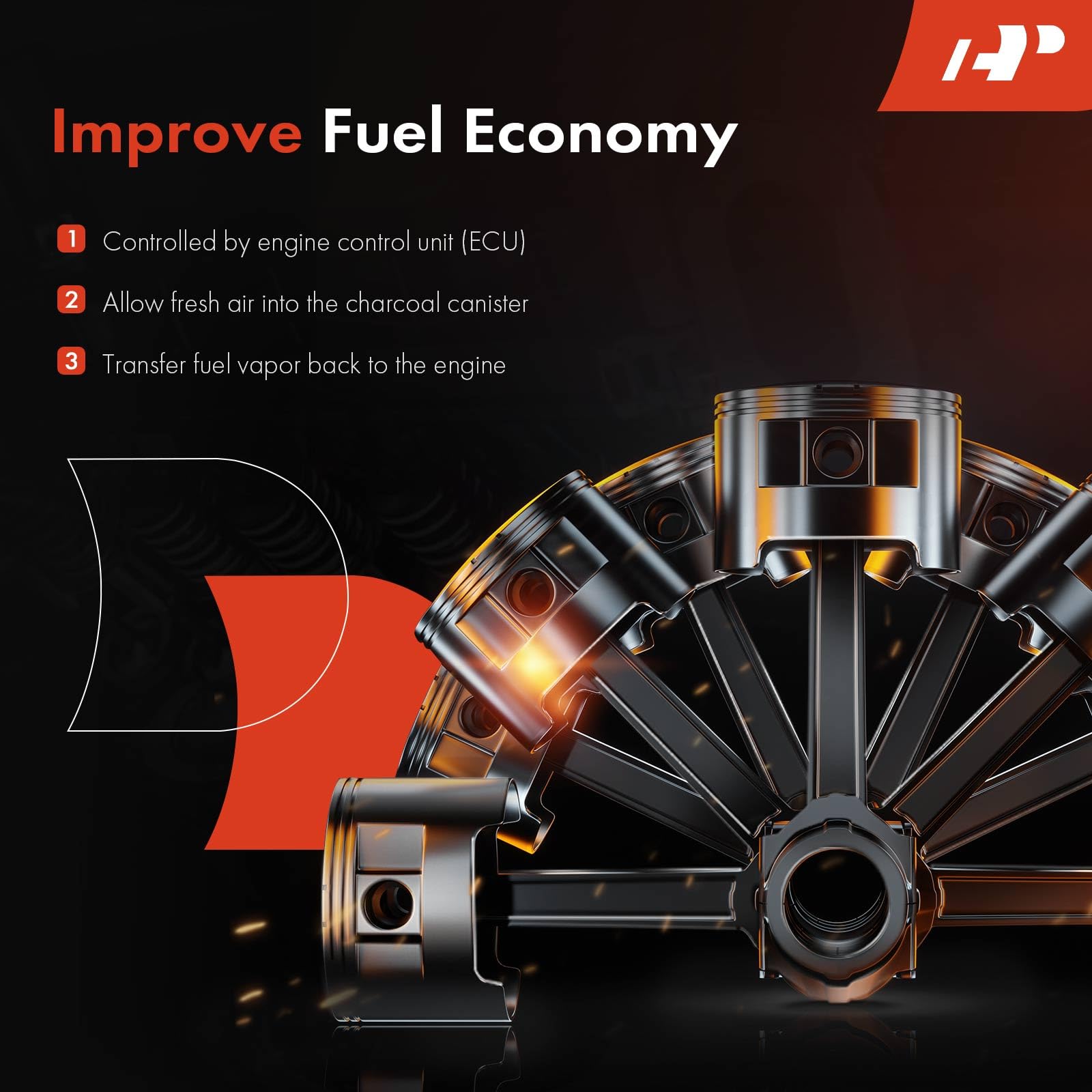 Amazon.co.jp: A-Premium 蒸気キャニスターベント ソレノイド